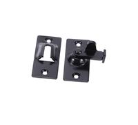 KOMBIUDA Chiusura Chiavistello Gradi in Acciaio Inossidabile Nero Serratura Sicurezza Porta Interno ed Esterno Facile da Installare Blocca Finestre e Porte con Design Solido e Resistente