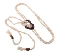 KOMBIUDA Cintura Intrecciata Boho in Corda Regolabile per Donna Accessorio Sottile per Vestiti Design Leggero e Versatile per Esaltare la Vita in Ogni Occasione