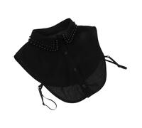 KOMBIUDA Collare Finto con Imitazione Camicia Staccabile in Poliestere Resistente Accessorio per Sovrapposizione Sotto Maglioni e Camicette Leggero e Confortevole