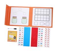 KOMBIUDA Contatori Matematici Colorati per Kit Manipolativo Educativo per per Apprendere e Sottrazione Materiale e Resistente per e Insegnanti
