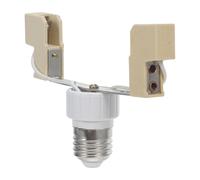 KOMBIUDA Convertitore portalampada: convertitore portalampada in ceramica da E27 a R7S per lampadina alogena, base in ceramica da E27 a R7S per aggiornamento lampada, 118 mm
