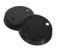 KOMBIUDA Copertura Posteriore in Plastica per Orologio da Parete 2 Pezzi Coperchio Meccanismo Orologio Resistente e Leggero Kit di Riparazione e Sostituzione Fai da Te e Officina