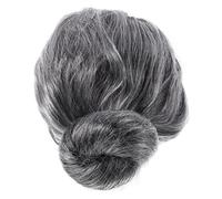 KOMBIUDA copricapo parrucca vestito da vecchia signora costume professoressa McGonagall costume da nonna per donna parrucche grigie per donne nere Costume della nonna fibra chimica p seta