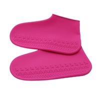 KOMBIUDA Copriscarpe Antipioggia in Silicone Spesso Unisex Antiscivolo e Resistente Taglia S Rosa Protezione per Scarpe da Pioggia per Escursionismo e Uso Outdoor