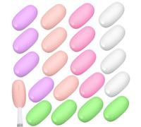 KOMBIUDA Coprispazzolino da Viaggio in Silicone 20 Pezzi, Tappi Protettivi per Spazzolini da Denti Manuali ed Elettrici, Coperture Igieniche Leggere e Colorate per Casa e Viaggi,