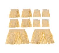 KOMBIUDA Costumi Hawaiani da 2 Set Gonna Hula in Rafia e Nappe per Feste Estive Unisex
