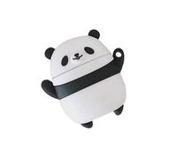 KOMBIUDA Custodia Protettiva per Auricolari Wireless in Silicone Antiurto Design Cartone Animato Panda Compatibile con Airpods e Cover Protettiva Resistente Urti e Cadute Regalo per