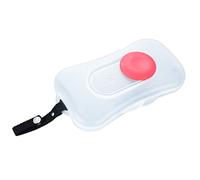 KOMBIUDA Dispenser Per Salviette Umidificate Ricaricabile Scatola Portatile Per Tovaglioli Da Viaggio Contenitore Trasparente Per Salviettine Per Borse Da Pannolini e Spese