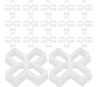 KOMBIUDA Distanziatori Livellanti per Piastrelle 10 Mm, Set da 100 Pezzi in Plastica, Accessori per Pavimentazione e Livellamento Piastrella per Installazione Professionale in Casa