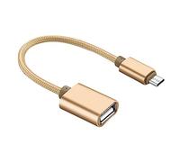KOMBIUDA Estensione Otg Micro USB Adattatore per Smartphone e Tablet Facile Usare Compatibile con Otg per Trasferimento e Sblocco Dispositivi