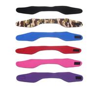KOMBIUDA Fascia per Orecchie da Nuoto Mantiene i Chioma Lontani dal Viso in Neoprene per 6 Pezzi per Sport Acquatici e Doccia Adatta per Adulti e Adolescenti
