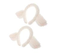 KOMBIUDA Fascia per Orecchie Pecora in Peluche per Costume Accessorio per Donne e Adatta per e Spettacoli