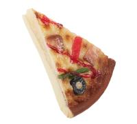 KOMBIUDA Faux Pizza Slice Model Realistic Food Prop for Home Decor Creative Photography for Pizza Enthusiasts and Pretend Play