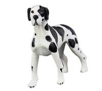 KOMBIUDA Figura di Cane Maculato in Plastica Solida, Decorazione e Giocattolo per Piccoli, Statuetta Animale di Simulazione per Scrivania e Arredamento Casa, Regalo Educativo per Ragazzi