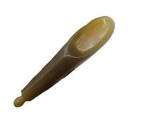 KOMBIUDA Horn Scraping Board Massage Tool Natural Cattle Horn Tube for Relaxation and Wellness