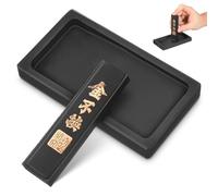 KOMBIUDA Inkslab per Calligrafia Cinese in Pietra, Set 1 Pezzo, Compatto e Lavabile, per Scrittura e Pittura Tradizionale, per Decorare la Stanza di Lettura