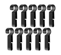 KOMBIUDA Kit Fibbie Casco a Sgancio Rapido in Plastica 48 Pezzi, Clip per Cinghia Faro Frontale, Supporto Lampada per Casco Sicurezza per Lavori Notturni e Attività All’aperto