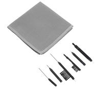KOMBIUDA Kit Pulizia per Apparecchi Acustici 7 Pezzi Spazzole in Pvc e Accessori Pratici e Pulizia degli Apparecchi Acustici