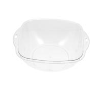 KOMBIUDA Lavabo Trasparente in Plastica Multifunzionale, Bacinella Grande Per Lavare Viso e Bucato, Lavandino Portatile Per Bagno e Cucina, Adatto Per Uso Domestico e Studenti