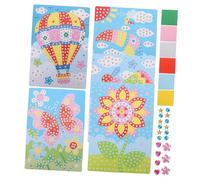KOMBIUDA Lavoretti Per Bambini 4 Agli 8 Anni Gioco Di Puzzle Adesivi A Cartoni Animati Kit Di Artigianato Artistico Per Bambini Decalcomania Puzzle A Cartoni Animati Fai-da-te