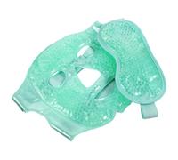 KOMBIUDA Maschera in Gel Per Viso e Occhi Refrigerante Impacco Freddo Caldo Per Ridurre Occhiaie e Affaticamento Leggera e Riutilizzabile Per Relax Notturno e Viaggi Materiale Pvc Sicuro