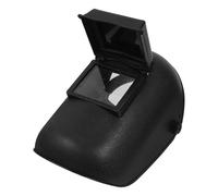 KOMBIUDA Maschera per Saldatura in Plastica Nera Protezione Occhi Regolabile e Comoda, Casco da Saldatore Scudo per Molatura per Lavori di Saldatura Professionale