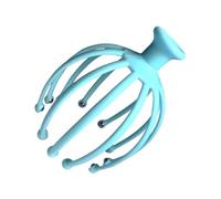 KOMBIUDA Massaggiatore Testa Portatile Dodici Artigli Strumento Massaggio Capelluto Sfera Acciaio Massaggiatore Testa Punti Agopuntura Cervello Blu