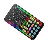 KOMBIUDA Mini Scheda Cambia Voce Portatile, Dispositivo in Plastica Suono Regolabile e Mascheramento Vocale, per Giochi Online di Voce