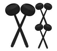 KOMBIUDA Occlusore Esame per Test della per Portatile 6 Vista Oculare Pezzi in Plastica Nera Strumenti Visivo Optometria Cliniche Ottica Ortottisti