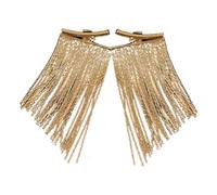 KOMBIUDA Orecchini Tassel Donna in Metallo Dorato Eleganti Goccia con Design Geometrico Minimalista Pendenti per Festa Compleanno e Uso Quotidiano