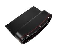 KOMBIUDA Organizer per Fessura Sedile Auto, Box Nero in Pelle Artificiale | Interni Auto, Si Inserisce nel Varco del Sedile, Facile da Pulire, Stabile Durante la Guida