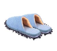 KOMBIUDA Pantofole da Donna Invernali Calde e Morbide Media Blu Ciabatte Confortevoli e Traspiranti per Casa Scarpe Antiscivolo e Riscaldanti per Uso Interno