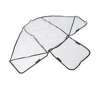 KOMBIUDA Parapioggia Per Passeggino Gemellare Antipioggia E Antivento Copertura Trasparente in Pvc Per Passeggino Doppio Sedili Anteriori E Posteriori