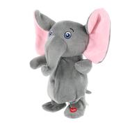 KOMBIUDA Peluche Elefante Musicale Per Bambini Morbido Animale Di Peluche Per Giocare Per Compagno Di Letto Per Bambini Piccoli