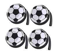 KOMBIUDA Portamonete Calcio Tondo Design Pallone Set 4 Pezzi Dimensioni Ridotte Facile Da Trasportare Per Uso Quotidiano Scuola Lavoro e