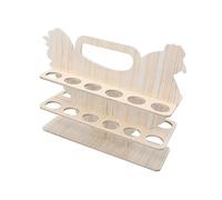 KOMBIUDA Portauova Da Cucina in Legno Di Pino Contenitore Porta Uova Due Ripiani Pratica Soluzione Per Conservare Uova Sul Piano Di Lavoro