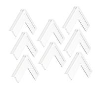 KOMBIUDA Protezioni Angolari per Finestre e Mobili, Copri Angoli Sicurezza Ragazzo Ragazza, Silicone Flessibile Ultrasottile, Protezione Bordi Tavoli e Finestre, Set 8 Pezzi Antitrauma