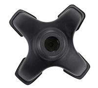 KOMBIUDA Puntali Antiscivolo Per Bastone Da Passeggio Con Base Piedi in Gomma Nera Resistenti e Stabili Per Escursionismo Su Strade Sterrate