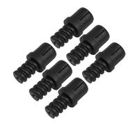 KOMBIUDA Punte Impugnatura Filettate per Scopino Wc - Connettore Auto-Bloccante a Spirale, Facile da Installare e Smontare, Accessorio Bagno per Pulizia Igienica del Wc, 6 Pezzi