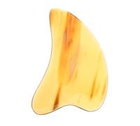 KOMBIUDA Raschietto Per Massaggi Gua Sha in Corno Di Bue Massaggiatore Linfatico Portatile Per Viso e Corpo Strumento Per Trattamento e Pressoterapia Domestica