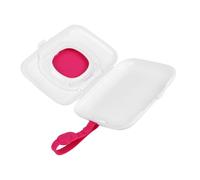 KOMBIUDA Salviette Umide per Custodia Portatile Riutilizzabile per Passeggino Design Compatto in Rosa per Igiene e Pulizia fuori Casa Accessorio per Ragazzo Ragazza e Ragazza