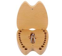 KOMBIUDA Scatola Legno Per Denti Da Latte Contenitore Decorativo Per Memorie Infantili Conserva Denti Perduti Del Tuo Ragazzo Ragazza Stile