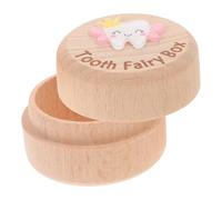 KOMBIUDA Scatola Per Denti Da Latte in Legno Contenitore Per Conservare i Denti Da Latte Porta-denti Per Ragazzo Ragazza Ragazza Scatola Per Ricordi Organizzatore Per Raccolta