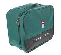 KOMBIUDA Scatola Porta Medicinali in Oxford Borsa Multi La Conservazione Dei Medicinali Domestici Organizer Medico Portatile Per Uso Famiglia Aperto
