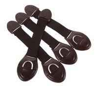 KOMBIUDA Serrature Per Armadietti e Blocco Frigorifero Per Ragazzo Ragazza, Set Da 12 Cinghie Tessuto Senza Fori, Sicurezza Multifunzionale Per Protezione Casa e Infanzia