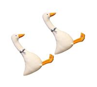 KOMBIUDA Set 2 Peluche Animali di Peluche D'oca 30cm Morbidi e Resilienti per Decorazione Camera Soggiorno Ufficio