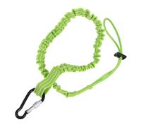 KOMBIUDA Set 3 Cordini Portautensili in Nylon Moschettone Retrattile, Anello Regolabile e Cavo Ammortizzante, Cordino di Sicurezza Retrattile per Utensili Pesanti, Protezione Anticaduta