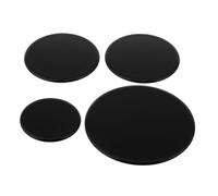 KOMBIUDA Set 4 Pezzi Coperture Per Bruciatori Di Piano Cottura, Protezioni Per Cappucci Di Fiamma Per Fornelli a Gas, Distribuzione Uniforme Della Fiamma e Pulizia Facile Per Cucina e Camper