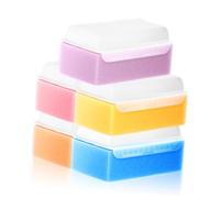 KOMBIUDA Set 5 Spugne Bagno Tattile Per Ragazzo Ragazza Scrub Per Cuoio Capelluto Morbido Colorato Educazione Sensoriale Per Bagnetto