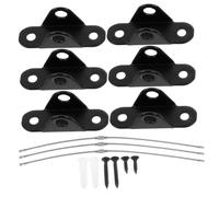 KOMBIUDA Set 6 Pezzi Ancoraggi Mobili Antiribaltamento Per Ragazzo Ragazza, Cinghie Regolabili Sicurezza Armadi e Librerie, Kit Protezione Casa Per Mobili e Tv, Fissaggio Stabile Parete